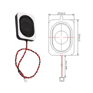 Speaker Cavity 4 ohm 8 ohm 3W 2W 3525/2535 <span class=keywords><strong>BOX</strong></span> Audio Speaker untuk Komputer Notebook Ultra-tipis - Product Image 3