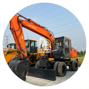 Le Japon a utilisé la pelle sur roues d'origine Hitachi ZX130W à vendre, prix bon marché forte puissance Hitachi ZX130 ZX120 ZX200 ZX210 ZX240 - Product Image 1