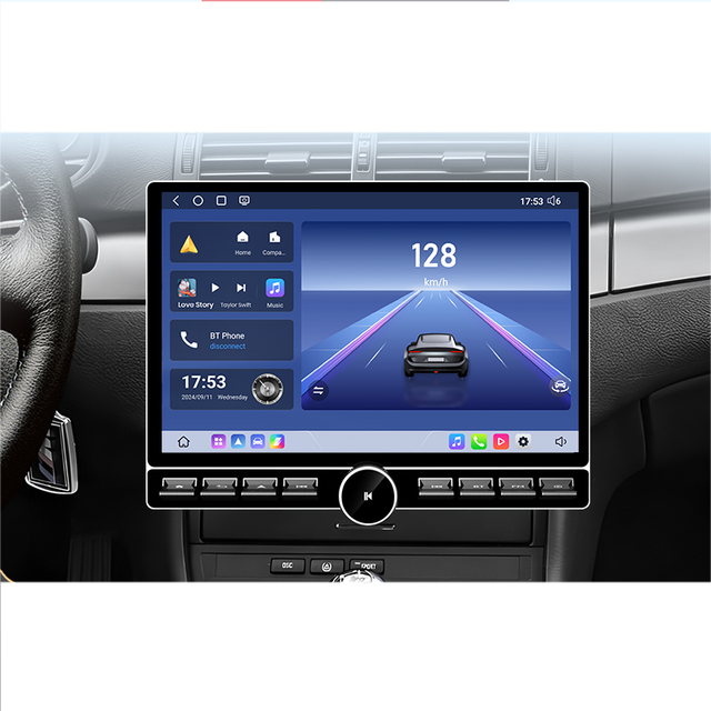 13" Inch Qualcomm 2K Android Auto Car Radio Car DVD Player 2.4 Ghz GPS Universal Multimedia Stereo Head Unit