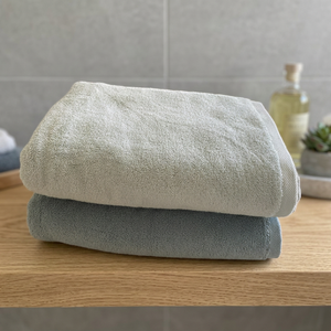 100%Cotton Microcotton Bath <b>Towel</b> <b>Set</b>/ 2 Pcs - Product Image 3