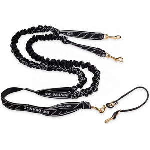 Doble gancho manos libres elástico correr perro plomo <span class=keywords><strong>Husky</strong></span> Mushing ejercicio Bikejoring perro Canicross Skijoring bolsa correr cinturón - Product Image 3