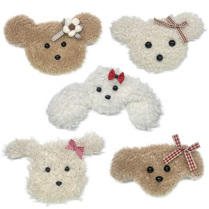 Nouveau Patch en tissu brodé pelucheux motif Teddy Hair Puppy <span class=keywords><strong>Mao</strong></span> <span class=keywords><strong>Mao</strong></span> pour vêtements d'automne et d'hiver, accessoires <span class=keywords><strong>de</strong></span> sac et autocollant en tissu brodé DIY - Product Image 1