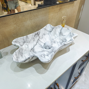 อ่างล้างหน้าเซรามิกสำหรับห้องน้ำ - Product Image 2