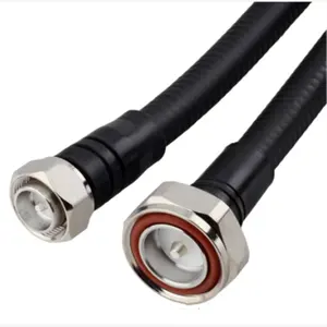 Cable Coaxial de puente RF, conector Mini DIN superflexible de 1/2 pulgadas, bajo PIM, 7/16 Din a 4,3-10