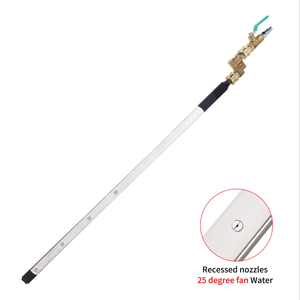 Installation rapide 60cm coupleur de pistolet de pulvérisation de <span class=keywords><strong>Machine</strong></span> de lavage de voiture avec 4 buses outil de lavage de tige de lavage de réservoir d'eau en acier <span class=keywords><strong>à</strong></span> haute pression - Product Image 1