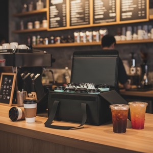Bolsa Térmica Portátil de Poliéster OEM, Reutilizable, para Bebidas y Tazas de Café, 15L, para Viajes y Entregas - Product Image 6