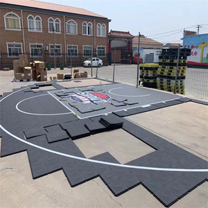 迷你篮球场<span class=keywords><strong>3x3</strong></span>半篮球场地板街篮球场塑料砖 - Product Image 4