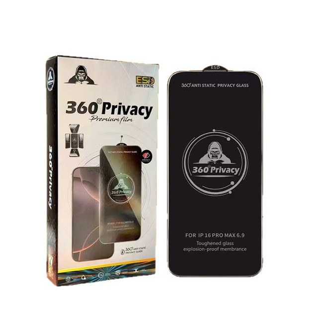 For iPhone 17 Privacy Screen Protector ESD Tempered Glass Anti-Spy Screen Protector Film for iPhone 17 16 15 Pro Max 17 Air