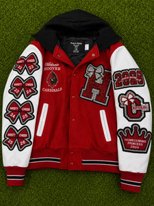 เสื้อแจ็คเก็ตวาร์ซิตี้ Xlise International Letterman กันน้ำ เป็นมิตรกับสิ่งแวดล้อม สำหรับฤดูหนาว ผู้ชาย แขนหนัง ผลิตจากปากีสถาน - Product Image 2