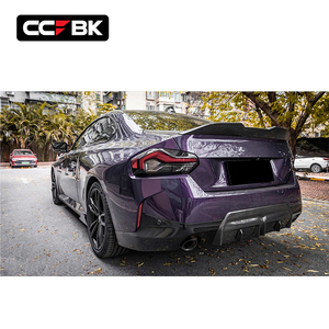 Para <span class=keywords><strong>BMW</strong></span> G42 M Sport 218i 220i <span class=keywords><strong>220d</strong></span> 230i 240i 2021-2026, Difusor Trasero Inferior de Parachoques Estilo MP de Fibra de Carbono Seca, Cubierta 51125A36893 - Product Image 3