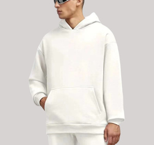 Sudadera con Capucha Unisex HG2389 con Logotipo Personalizado Bordado e Impreso, Antiencogimiento, Gruesa, Sin Cordones, Tejida, Ecológica, para Otoño - Product Image 3