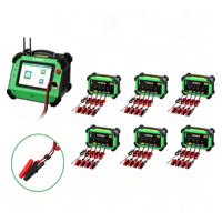 Lancez l'égaliseur de cellules de batterie EV sans fil à 24 canaux EVB624, outil intelligent de réparation et d'équilibrage de tension pour batteries au lithium