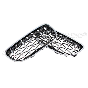 Rejilla Delantera para Parachoques de Coche, Estilo Diamante Meteoro, para BMW E90 E91 LCI Serie 3 2009-2012 Sedán 325i 328i 330i, Repuesto para Coche - Product Image 4