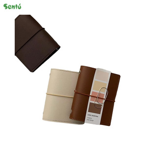 Carnet portable M5 rechargeable à feuilles mobiles en cuir PU, 18 couleurs, mini-agenda de poche pour journalisation, bureau et école - Product Image 1