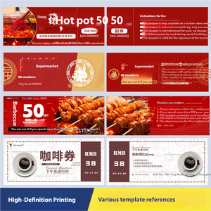 Gestaltung von Firmen-Gutscheinprogrammen |   Hotel-Frühstücks-Gutscheine |   Einkaufszentrum Buffet-Gutscheine - Product Image 3