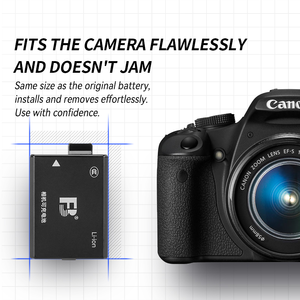 Batterie FB LP E5 pour appareil photo numérique <span class=keywords><strong>Canon</strong></span> eos <span class=keywords><strong>1000D</strong></span> 450D 500D SLR - Product Image 6