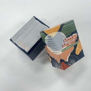 Tùy chỉnh cứng nhắc ngăn kéo Hộp xúc xắc Bìa đứng vài tình yêu ngôn ngữ Kết Hôn sâu câu hỏi cuộc trò chuyện khẳng định thẻ in ấn - Product Image 3