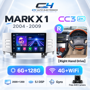 Lecteur DVD de voiture TEYES CC3 2K <span class=keywords><strong>9</strong></span> pouces avec GPS Android pour Toyota Mark X 1 X120 <span class=keywords><strong>2004</strong></span> - 2009 - Product Image 4