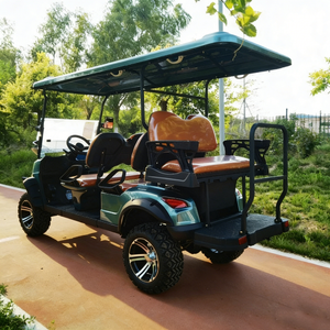 Voiturette de golf électrique 6 places économique pour réduire <span class=keywords><strong>les</strong></span> coûts d'exploitation, idéale pour <span class=keywords><strong>les</strong></span> terrains de golf et <span class=keywords><strong>les</strong></span> sites de loisirs - Product Image 2