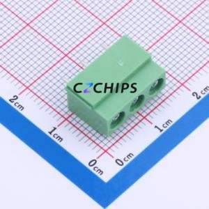 DG126-5.0-03P-14-00A(H) Screw Terminal Block Through hole Component (THT),P=5mm Connector 5mm Through Hole 3P 1 - Product Image 1