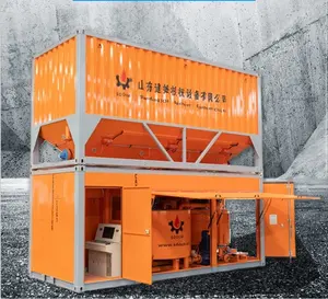 Thích hợp cho xi măng Bentonite lưu trữ container silos miễn phí nền tảng vữa trộn trạm trộn