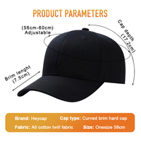 Gorra Deportiva de Moda, Gorra de Béisbol para Hombre, Algodón Ecológico Sostenible, 100% Algodón, Ligera, Transpirable, Ajustable, Gorras para Hombre