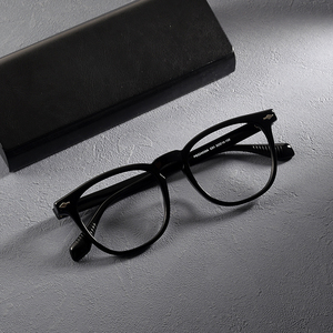 Lunettes d'ordinateur tendance à monture optique légère et pleine, avec verres en résine anti-lumière bleue, faits à la main, carrés et solides – Meilleures ventes - Product Image 4