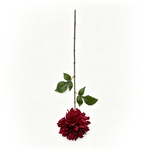Flor Artificial de Dalia Individual de Yulong Craft Flowers, Flor de Seda de Alta Gama para Decoración de Bodas y Hogar, 1 Rama Preformada y Teñida a Mano - Product Image 5