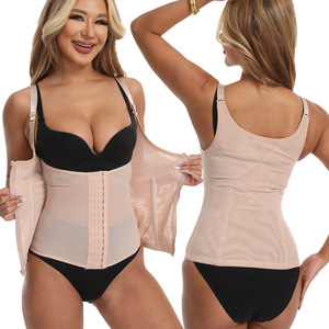 Débardeur gainant respirant avec fermeture éclair pour femme, gaine amincissante post-partum pour l'entraînement et la gym - Product Image 5