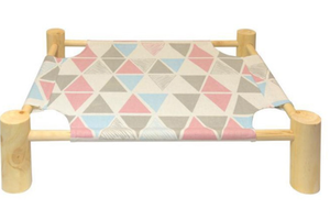 Pet camping bed summer cat and <b>dog</b> nest wooden all-season cat <b>mat</b> removable washable breathable cat bed camping bed - Product Image 5