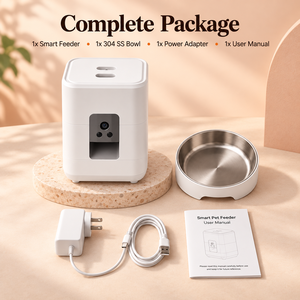 Comedero Automático para Gatos con WiFi, Cámara Remota, Comidas Programadas y Opciones de Color Negro o Blanco - Product Image 2