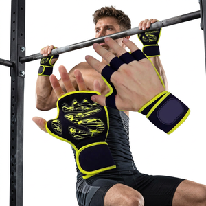 Gants de musculation sans doigts en néoprène SAAR INDUSTRIES, personnalisables avec logo couleur, antidérapants, pour CrossFit et usage intensif en salle de sport - Product Image 1