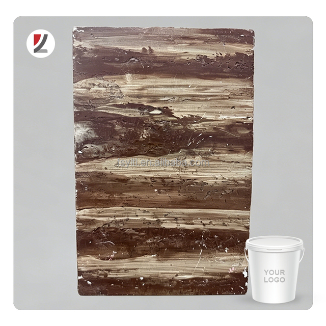 DIY Wood Grain Paint Moisture Proof Paint High Water Protection Interior/Exterior Waterproof Wall Coating Artistic Paint