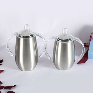 Capezzolo infantile bere bottiglia <span class=keywords><strong>per</strong></span> bambini in acciaio inossidabile Multi colori in stock tazza thermos isolata sottovuoto tazza sippy portatile <span class=keywords><strong>da</strong></span> 9 once - Product Image 1