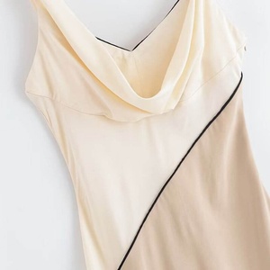 Vestido Midi Vintage sin Espalda para Mujer 2025, Nueva Moda, Sin Mangas, Estilo Camisero, Casual para Primavera y Otoño - Product Image 3