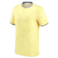 Maillot de football saison 25/26 respirant été personnalisable avec option numéro 100% polyester