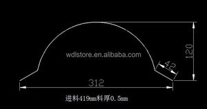 Cintreuse de toit en métal automatique hydraulique électrique ronde en forme de V pour la construction - Product Image 5