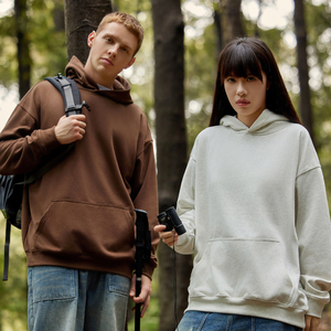 Sudadera con Capucha para Hombre, Fabricada con Tela Francesa CVC de Algodón de Alta Calidad, Diseño Oversize, Ecológica, ODM, Bordada y Personalizada - Product Image 4