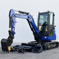 LIVRAISON GRATUITE Mini-excavatrice avec moteur KUBOTA 3,5 tonnes 1,2T 2,5T Excavatrices Bagger Digger Farm Pelle Excavadora Prix bas
