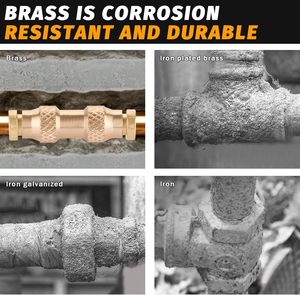 ข้อต่อลมแบบกดเชื่อมต่อ ALITAIR ขนาด 1/8 นิ้ว (หนึ่งแปดส่วนของหนึ่งนิ้ว) ข้อต่อทองเหลืองแบบกดเชื่อมต่อ <span class=keywords><strong>D</strong></span>.O.T สำหรับสายลมเบรก - Product Image 5