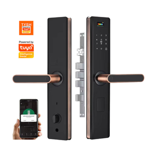 Cerradura Inteligente para Puerta de Madera con Huella Dactilar y Teclado, Modelo Z13 - Product Image 1