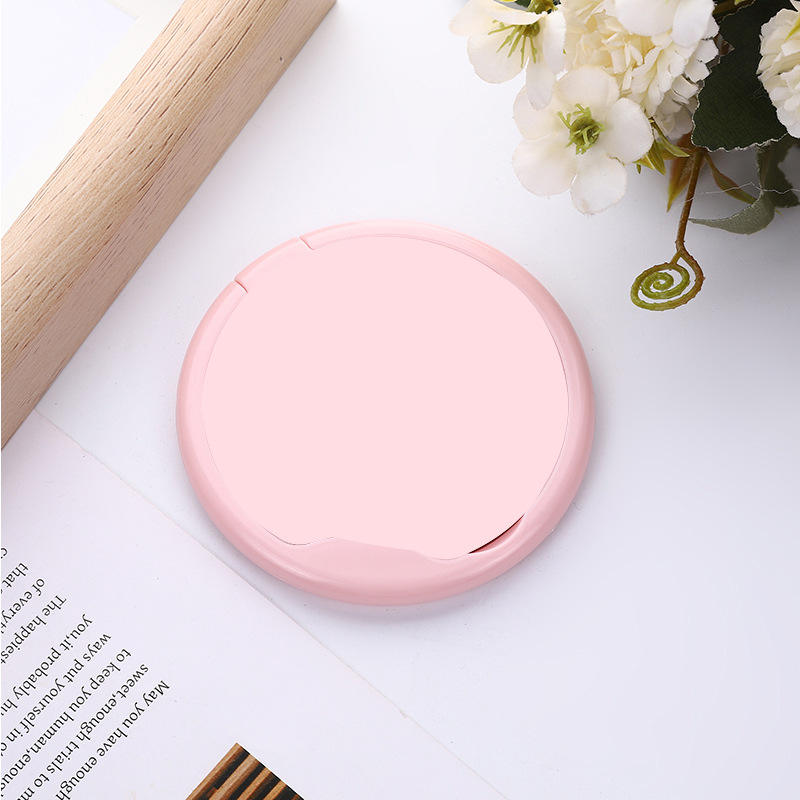 กระจกทรงกลมสีชมพู