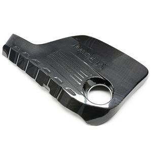 Cubierta de la caja del motor con adornos interiores de fibra de carbono seco para BMW F80 M3 F82 M4 - Product Image 1