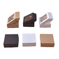 Boîte d'emballage en papier kraft sur mesure pour bougies, savons faits main, boîte pliante pour expédition, boîte d'expédition en carton ondulé, vente en gros