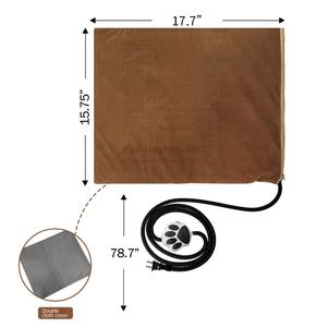 Grenz überschreiten des Winter-Haustier-Heizkissen für Katzen Hunde Konstante Temperatur Wasserdichte Heiz decke Überhitzung schutz Digital - Product Image 6