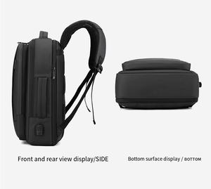 अत्यधिक व्यावहारिक ब्लैक बिजनेस बैकपैक शुरू करने के लिए यूएसबी चार्जिंग पोर्ट कुशल के साथ अत्यधिक व्यावहारिक ब्लैक बिजनेस बैकपैक - Product Image 5