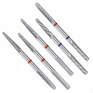 Double Headed Alloy <b>Nail</b> Drill Bits Tungsten Steel Remove Cuticle <b>Nail</b> Polish Head Electric Polishing Machine Accessories - Product Image 2