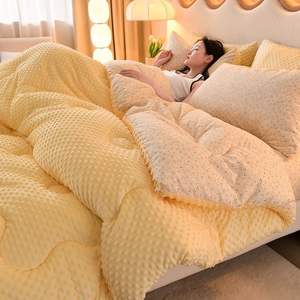 <span class=keywords><strong>Trapunta</strong></span> invernale calda <span class=keywords><strong>in</strong></span> <span class=keywords><strong>velluto</strong></span> spesso biadesivo all'ingrosso - Product Image 4