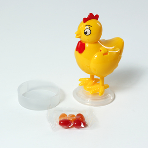 <span class=keywords><strong>Mini</strong></span> <span class=keywords><strong>distributeur</strong></span> en plastique en gros, jouet poulet qui pond des œufs avec des bonbons - Product Image 2