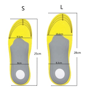 Semelles orthopédiques pour chaussures avec soutien de la voûte plantaire, respirantes, amortissantes et absorbant les chocs - Product Image 3